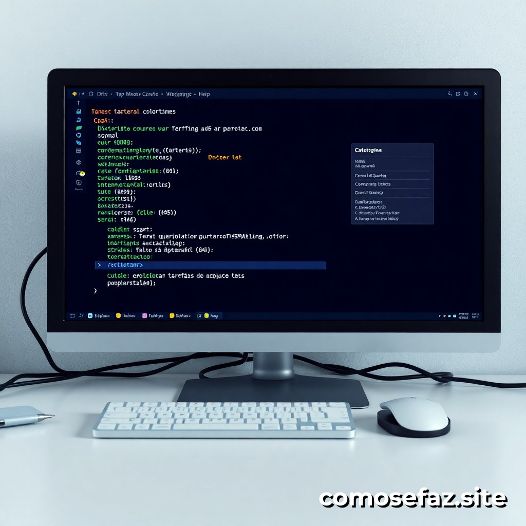 Configurando um sistema de automatização de tarefas no meu computador