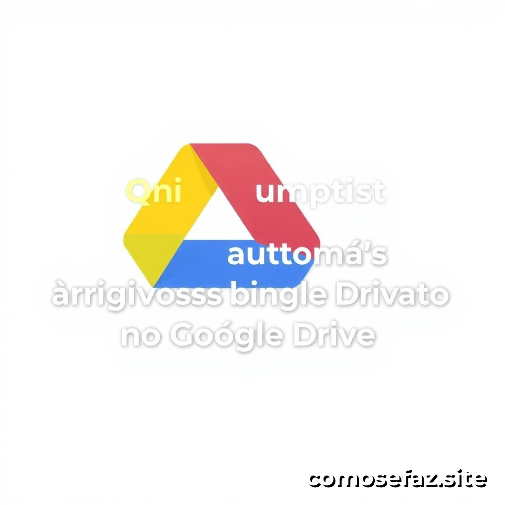 Configurando um sistema de backup automático de arquivos importantes no Google Drive
