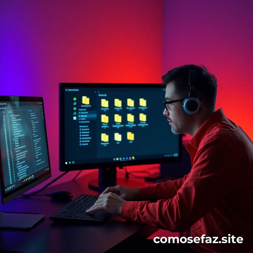 Configurando um sistema de organização de arquivos no meu computador