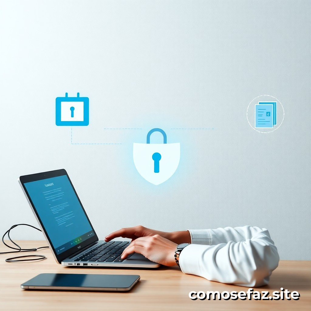 Configurando um sistema de segurança cibernética para proteger meus dispositivos e dados
