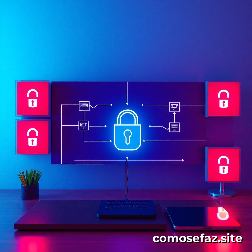 Configurando um sistema de segurança de rede para proteger dispositivos móveis