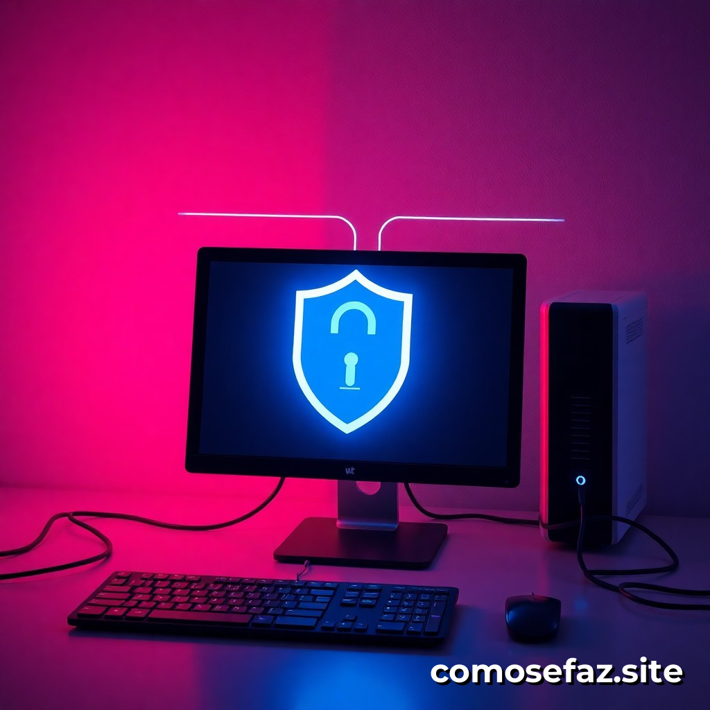 Configurando un sistema de seguridad cibernética básico para proteger mi computador y datos personales