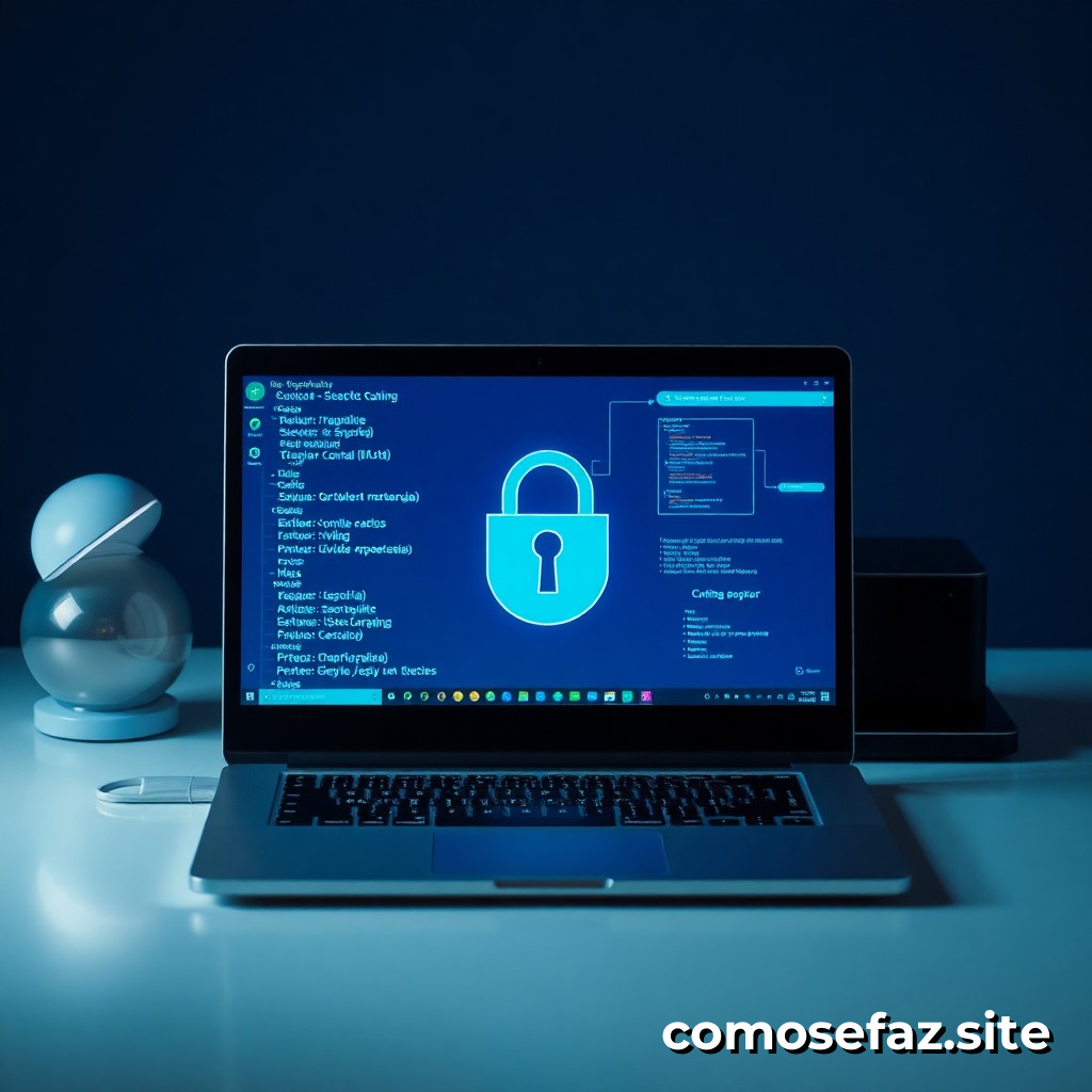 Configurando un sistema de seguridad en mi computador portátil para proteger mis datos personales en viajes