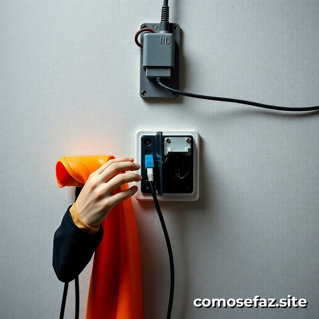 Consertando uma Tomada Elétrica com Problemas de Conexão