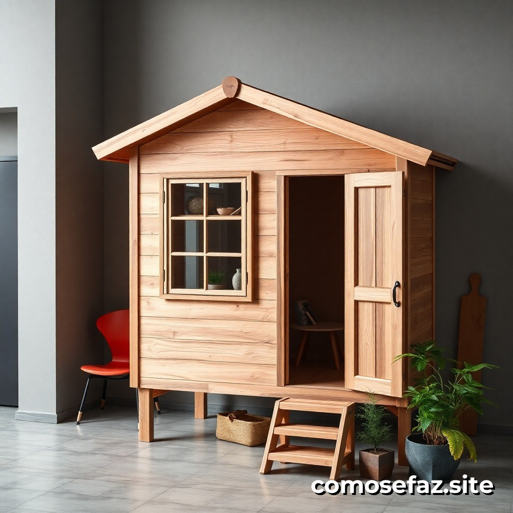 Construíndo um Móvel de Madeira Reciclada para sua Casa