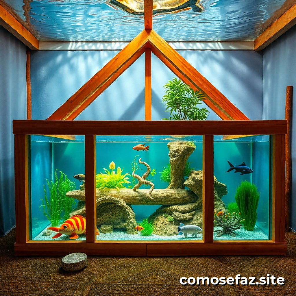 Construindo um Aquário Caseiro para Pequenos Animais Aquáticos