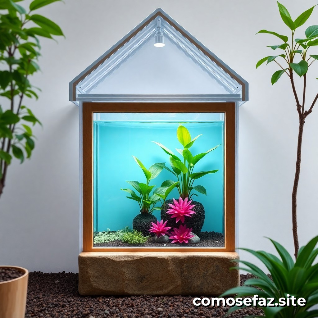 Construindo um Aquário de Pequeno Porte com Ecosistema de Planta