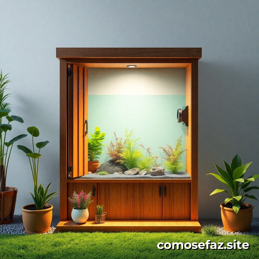 Construindo um Aquário de Pequeno Porte em Casa: Um Guia Passo a Passo