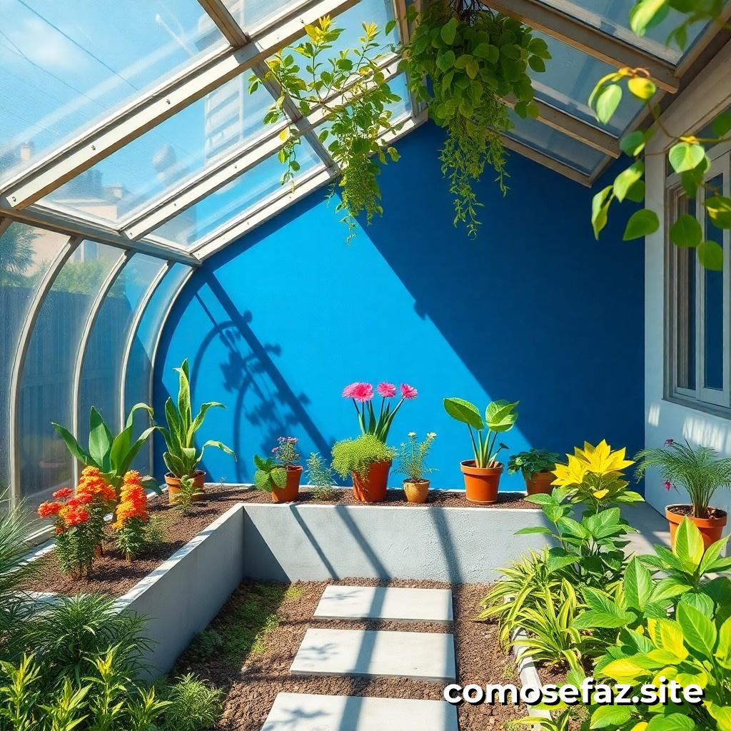 Construindo um jardim de aeroponia em casa para cultivar plantas saudáveis e frescas