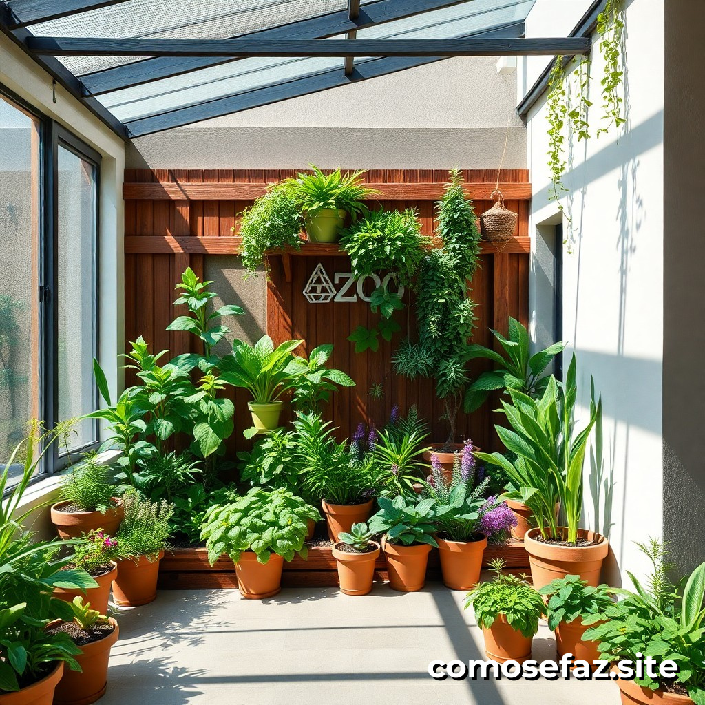 Construindo um Jardim de Herbário em Casa para Purificar o Ar e Melhorar a Saúde