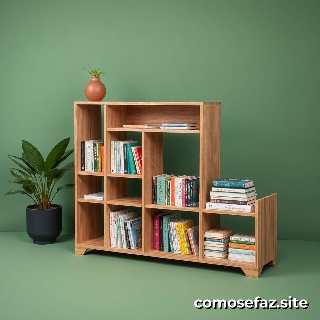 Construindo um Móvel de Madeira Reciclada para Armazenamento de Livros