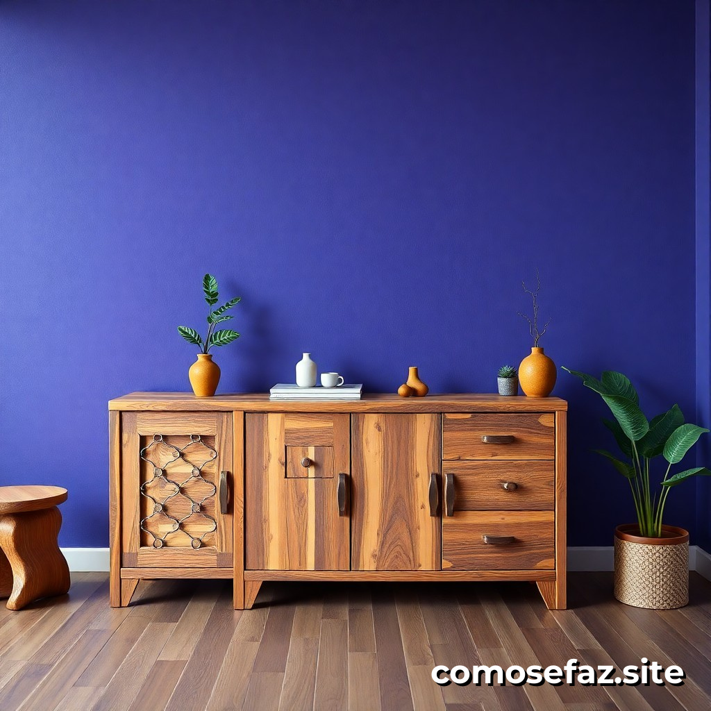 Construindo um Móvel de Madeira Reciclada para Decoração de Interiores