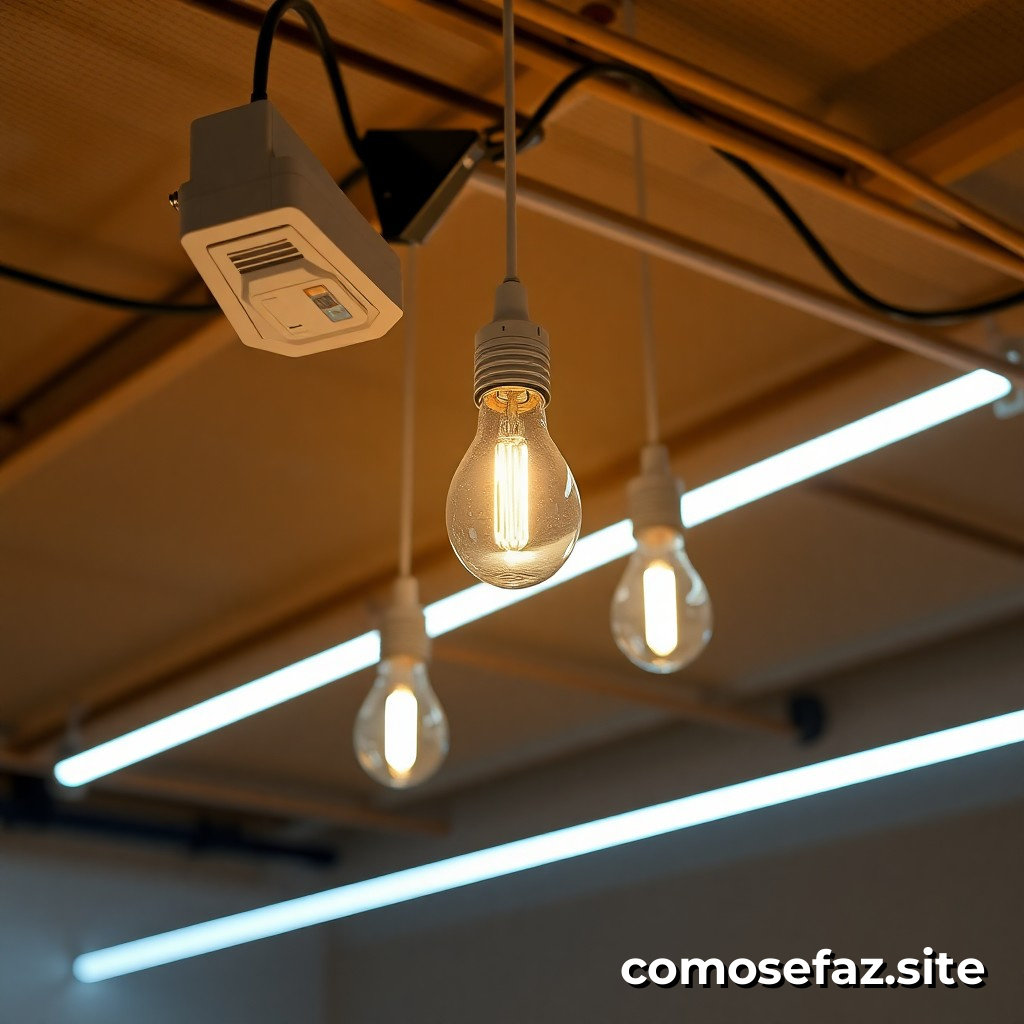 Construindo um Sistema de Iluminação Eficiente com Lâmpadas LED