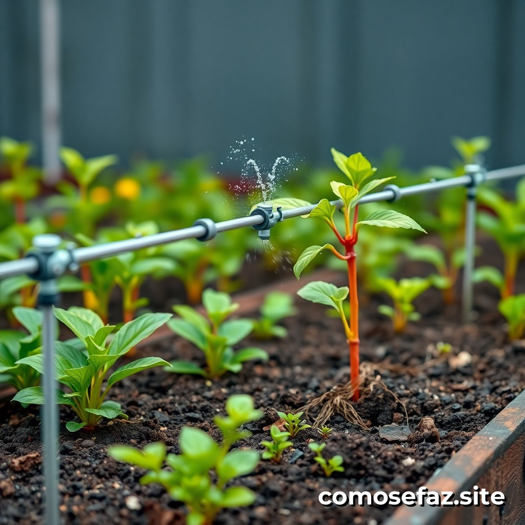 Construindo um sistema de irrigação automática para plantas