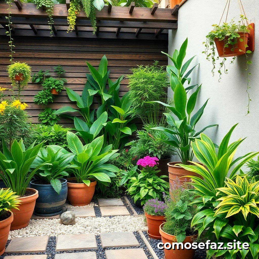 Construindo um terrário com plantas ornamentais para purificar o ar e melhorar a estética