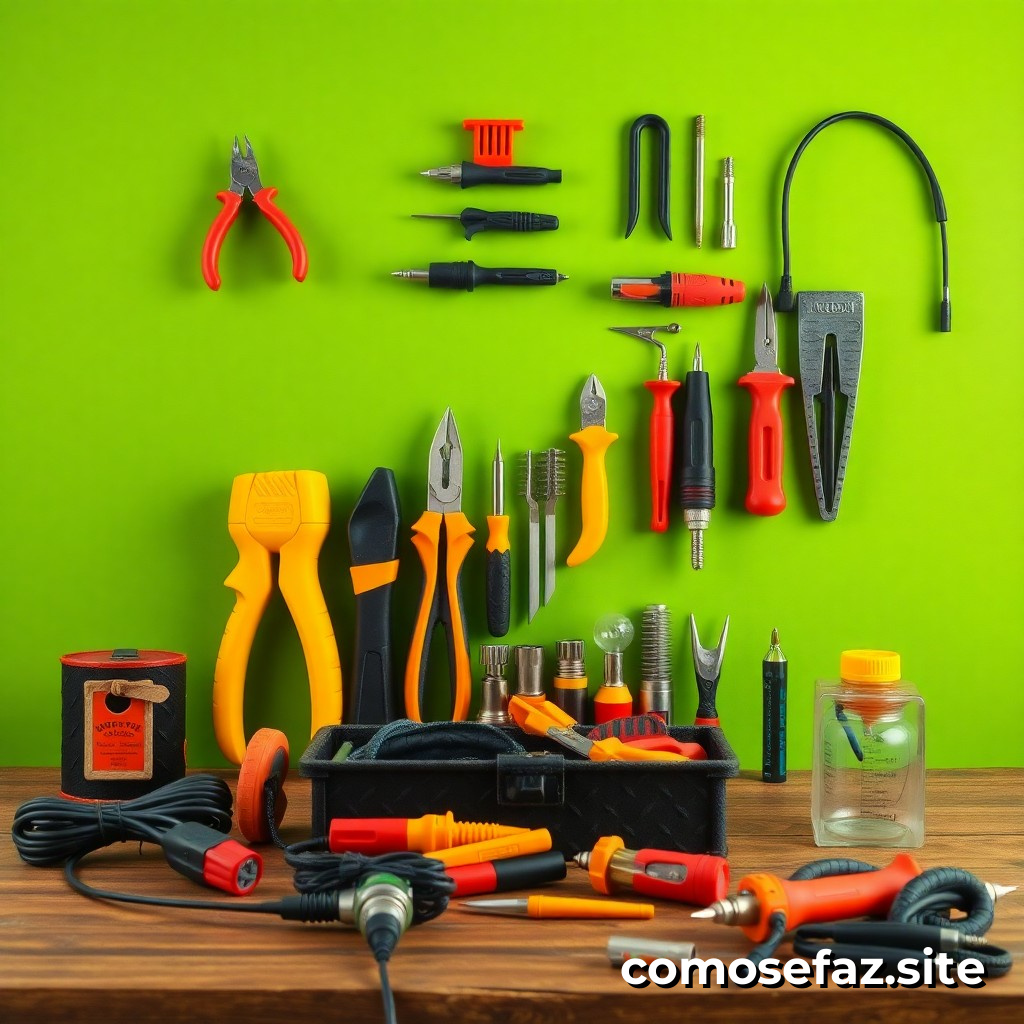 Construyendo un kit de herramientas de electricidad básico para principiantes