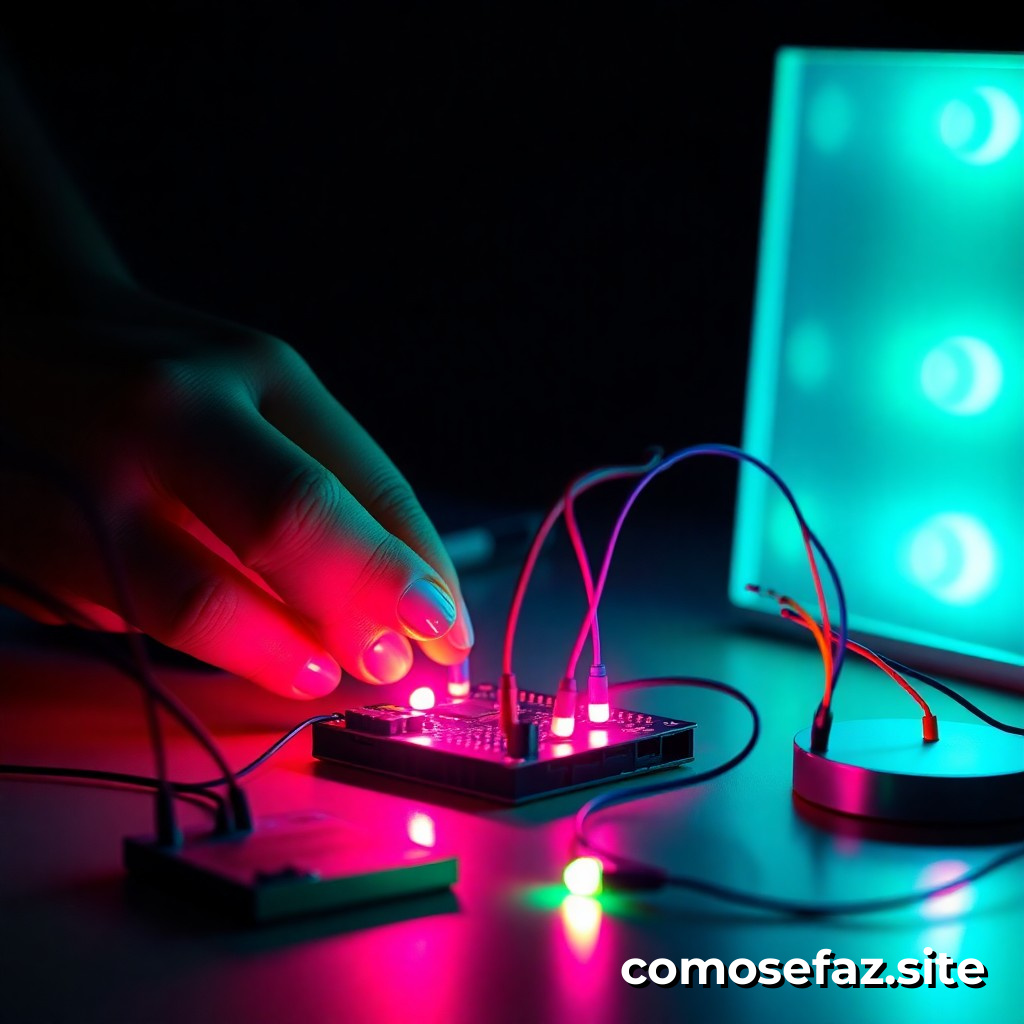 Creando un circuito de iluminação interactiva con LED y Arduino