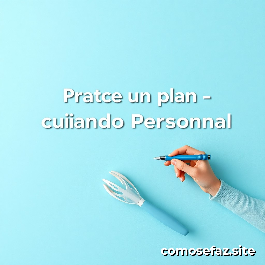 Creando un plan de cuidado personal para mejorar mi salud mental y física