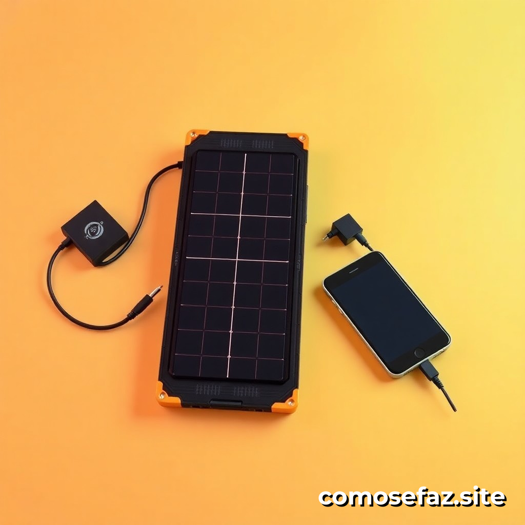 Creando un sistema de carga de baterías para dispositivos móviles con energía solar portátil