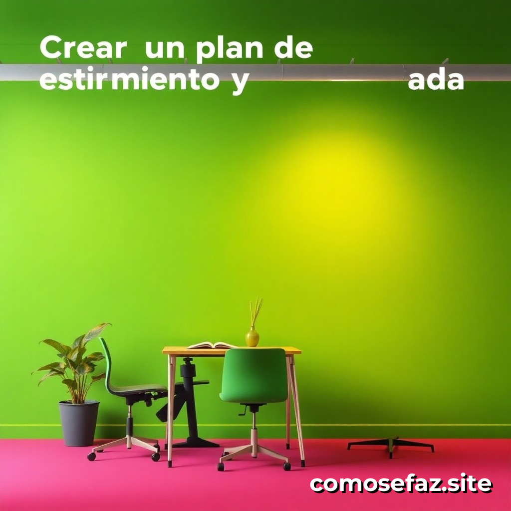 Crear un plan de estiramiento y flexibilidad para personas sedentarias y ocupadas