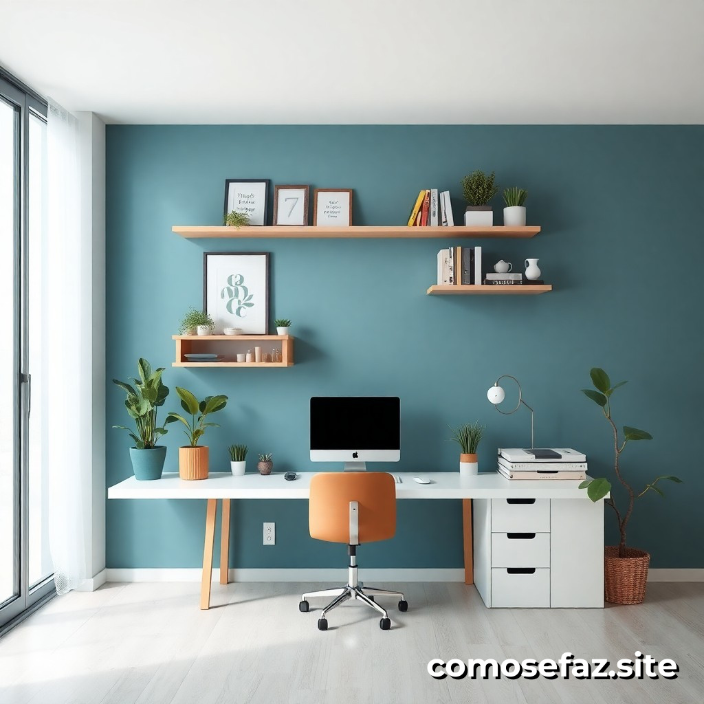 Criando um Espaço de Trabalho Organizado e Minimalista em Casa