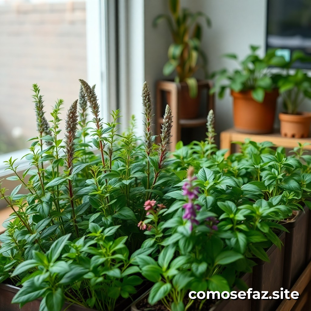 Criando um Jardim de Ervas Aromáticas em Casa com Recursos Reciclados