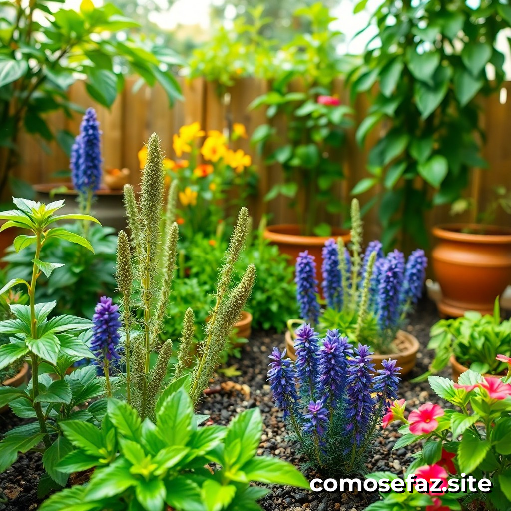 Criando um jardim de ervas medicinais em casa para melhorar a saúde e o bem-estar