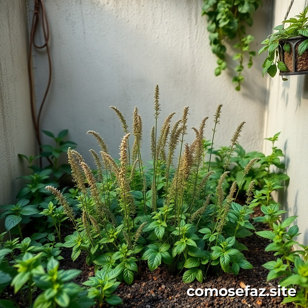 Criando um jardim de ervas medicinais em um espaço pequeno