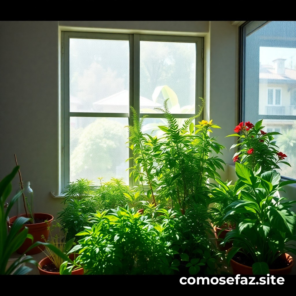 Criando um Jardim de Herbás em Casa para Purificar o Ar e Melhorar a Qualidade de Vida
