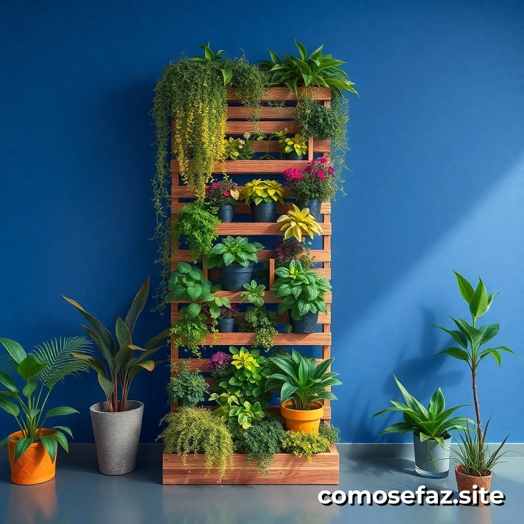 Criando um jardim vertical sustentável em qualquer espaço