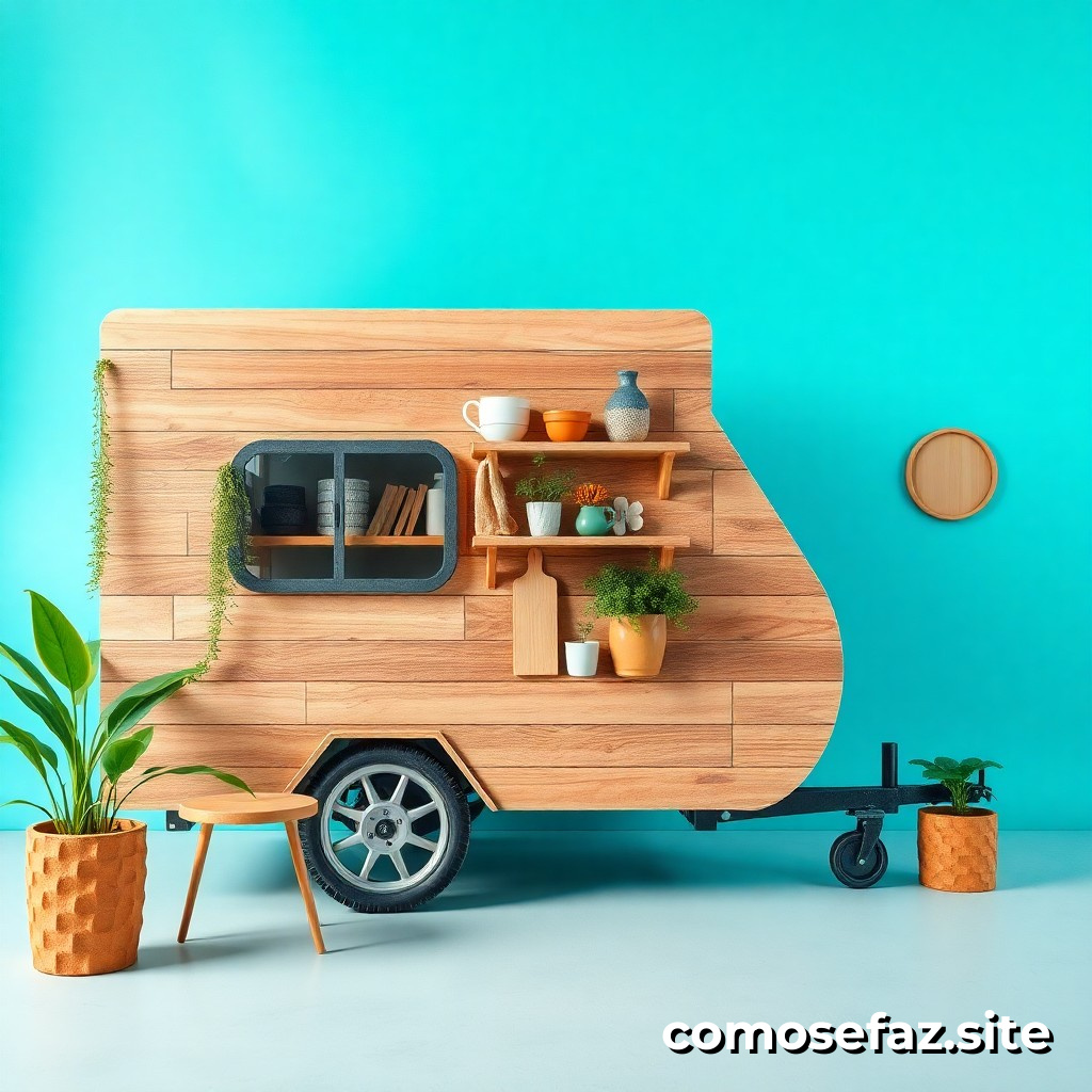 Criando um Móvel de Bricolaje com Materiais Reciclados para Decorar sua Casa