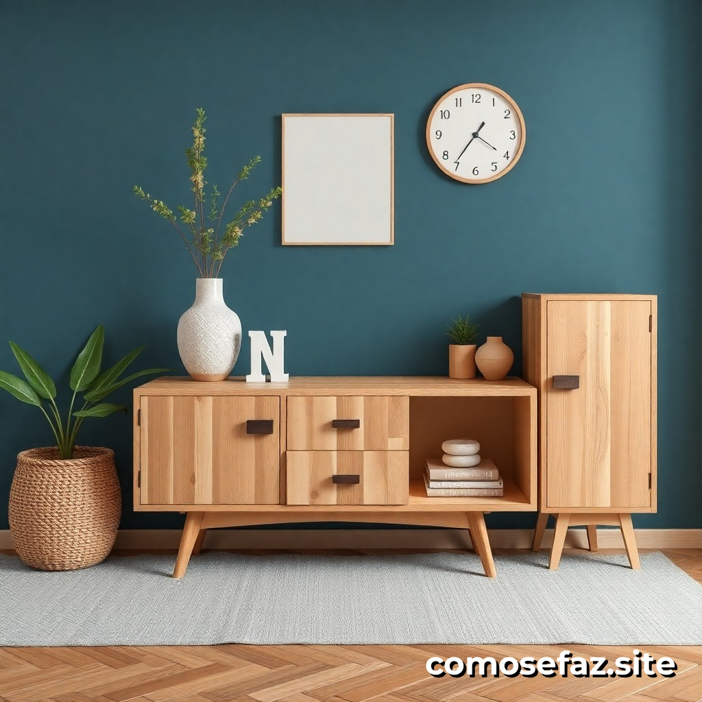 Criando um Móvel de Madeira Reciclada para Decoração de Casa