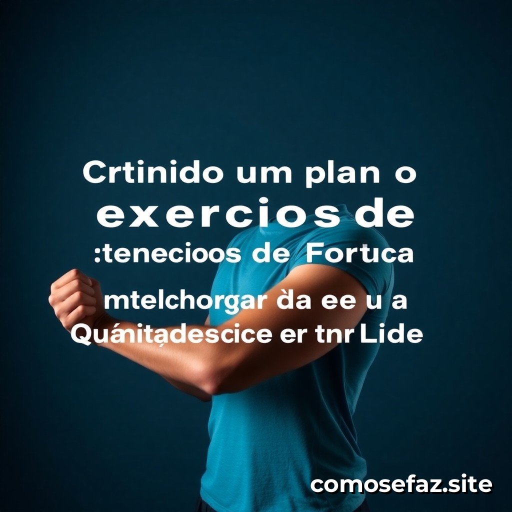 Criando um Plano de Exercícios de Força para Melhorar a Saúde e a Qualidade de Vida