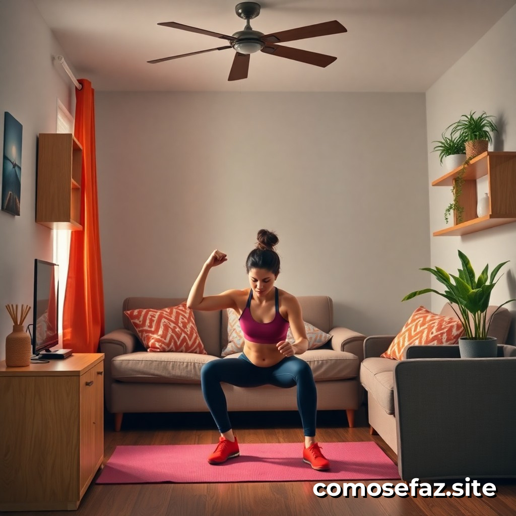 Criando um plano de exercícios físicos em casa para melhorar a saúde e reduzir o estresse