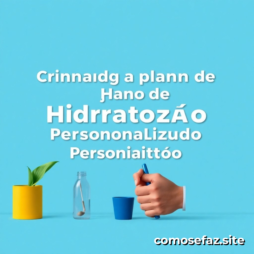 Criando um Plano de Hidratação Personalizado para Iniciantes