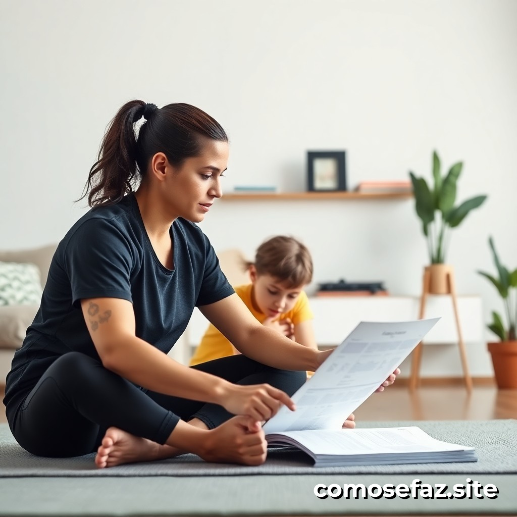 Criando um plano de treinamento físico para iniciantes em casa