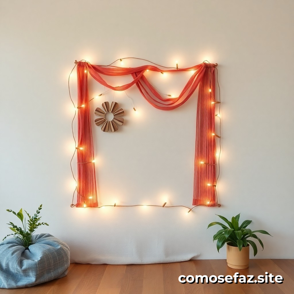 Criando um Quadro de Decoração com Materiais Reciclados e LED