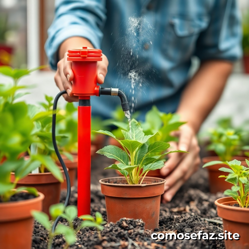 Criando um sistema de irrigação automática para minha planta
