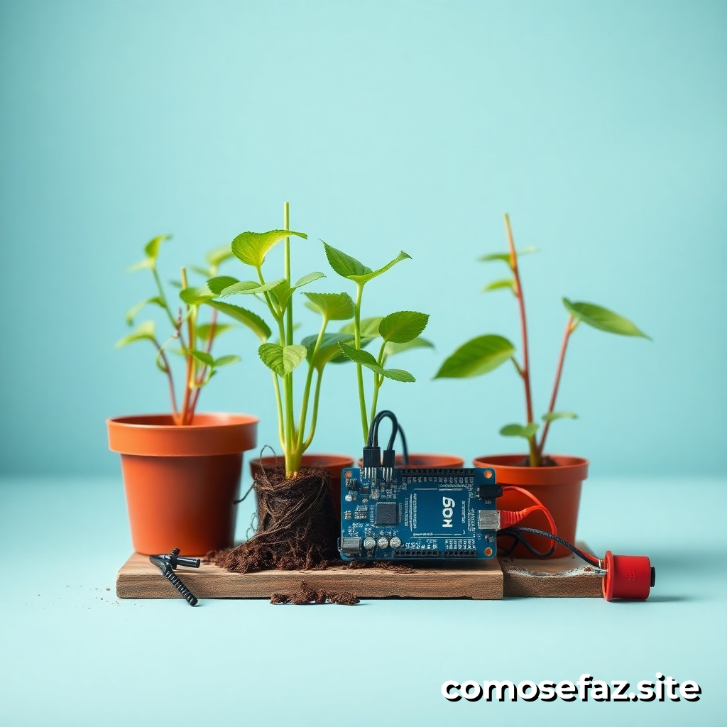 Criando um sistema de irrigação automática para plantas utilizando Arduino