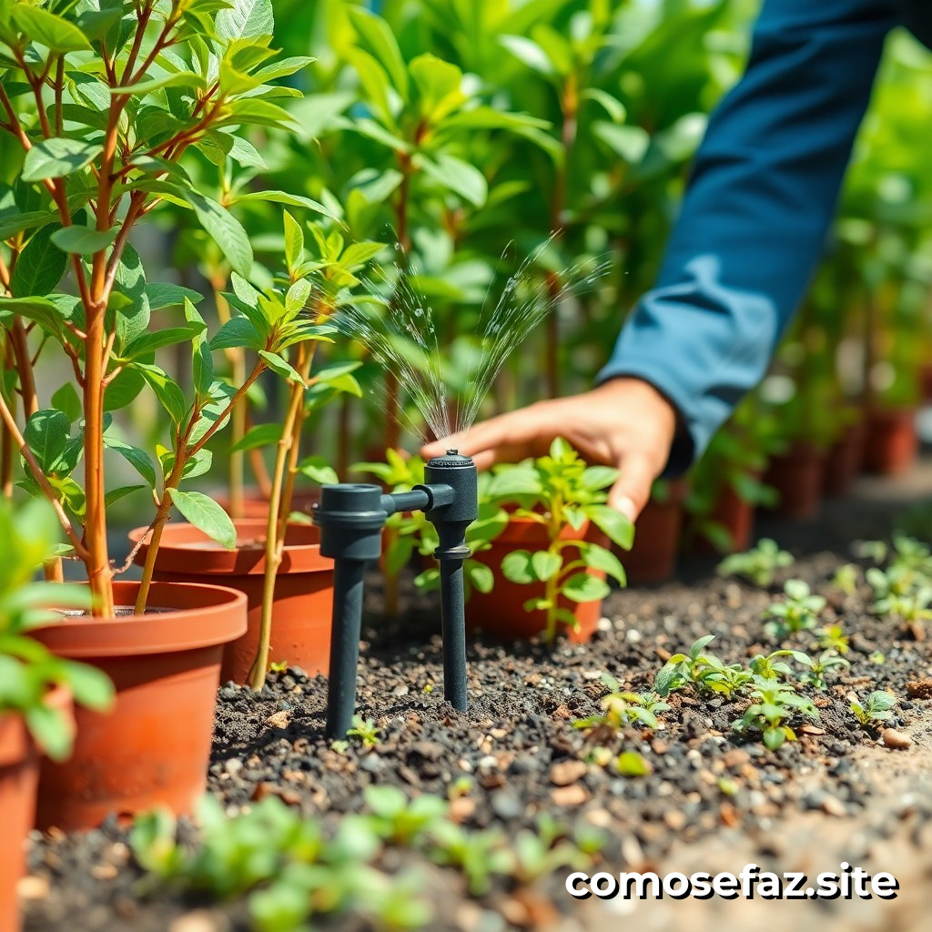 Criando um sistema de irrigação automático para plantas