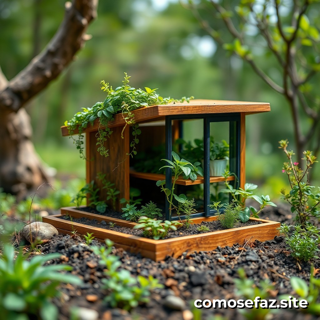 Criando um terrário auto-sustentável: um projeto de ecologia em miniatura
