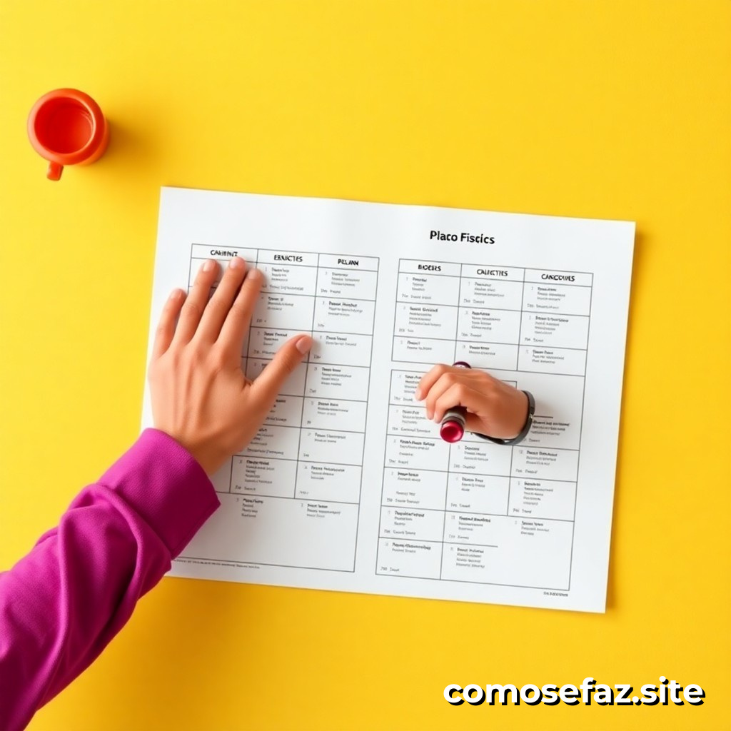Criando un plano de exercícios físicos para principiantes