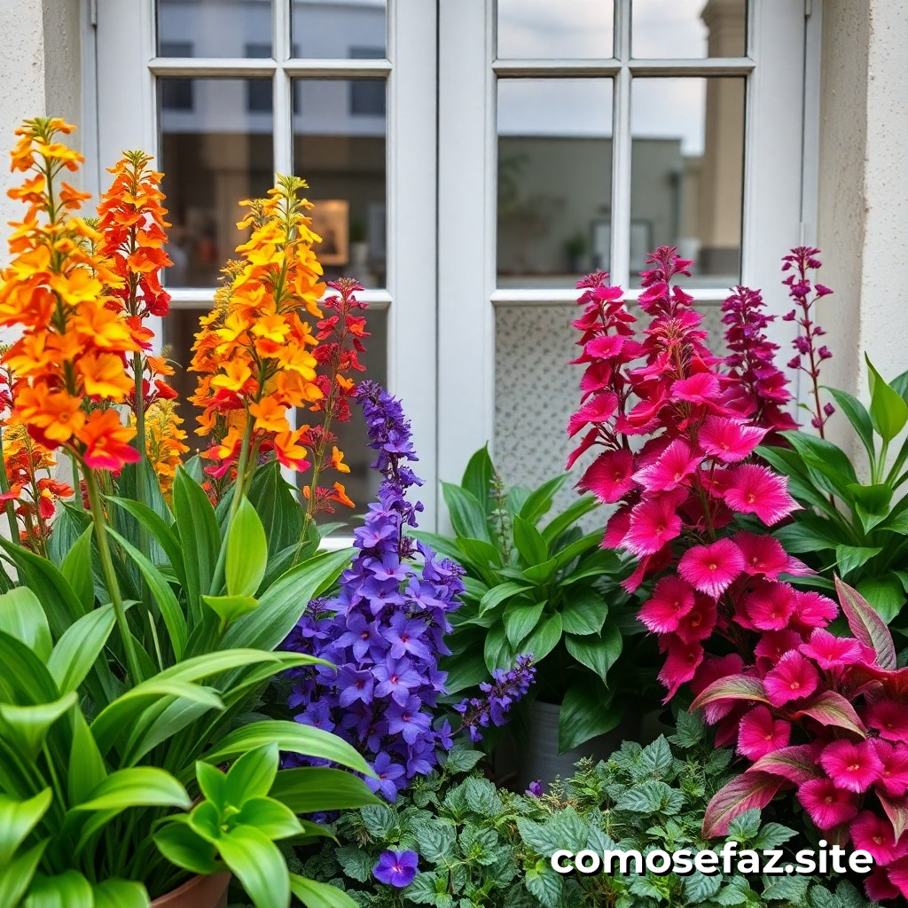 Crie um jardim de ervas aromáticas em sua janela para purificar o ar e alegrar o ambiente