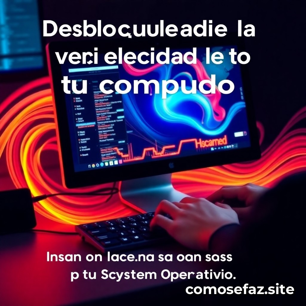 Desbloqueando la velocidad de tu computador: Un guía paso a paso para optimizar tu Sistema Operativo