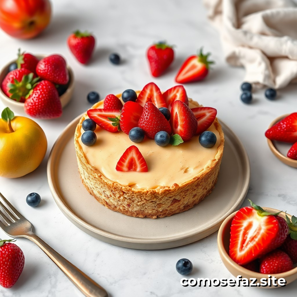 Elaborando un postre saludable y delicioso: Tarta de frutas con base de avena