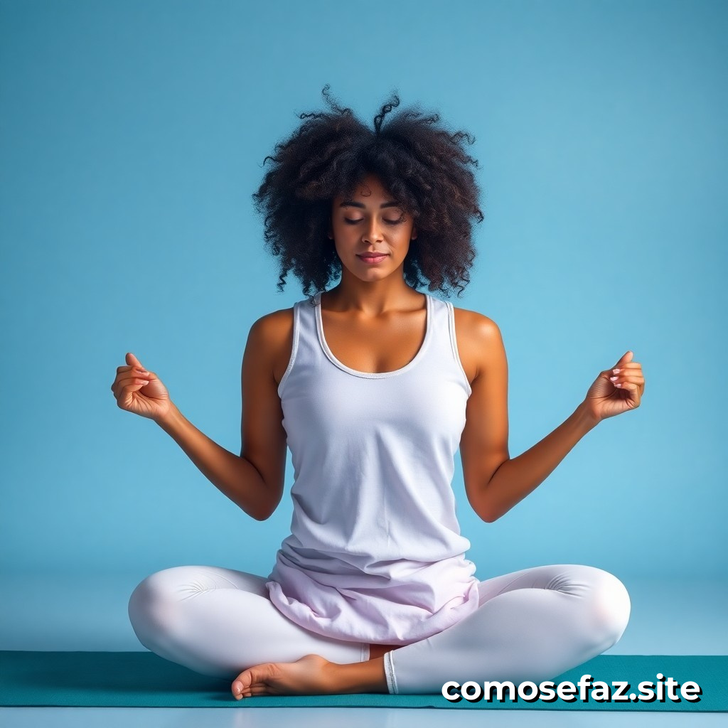 Gerenciando o estresse com exercícios de meditação