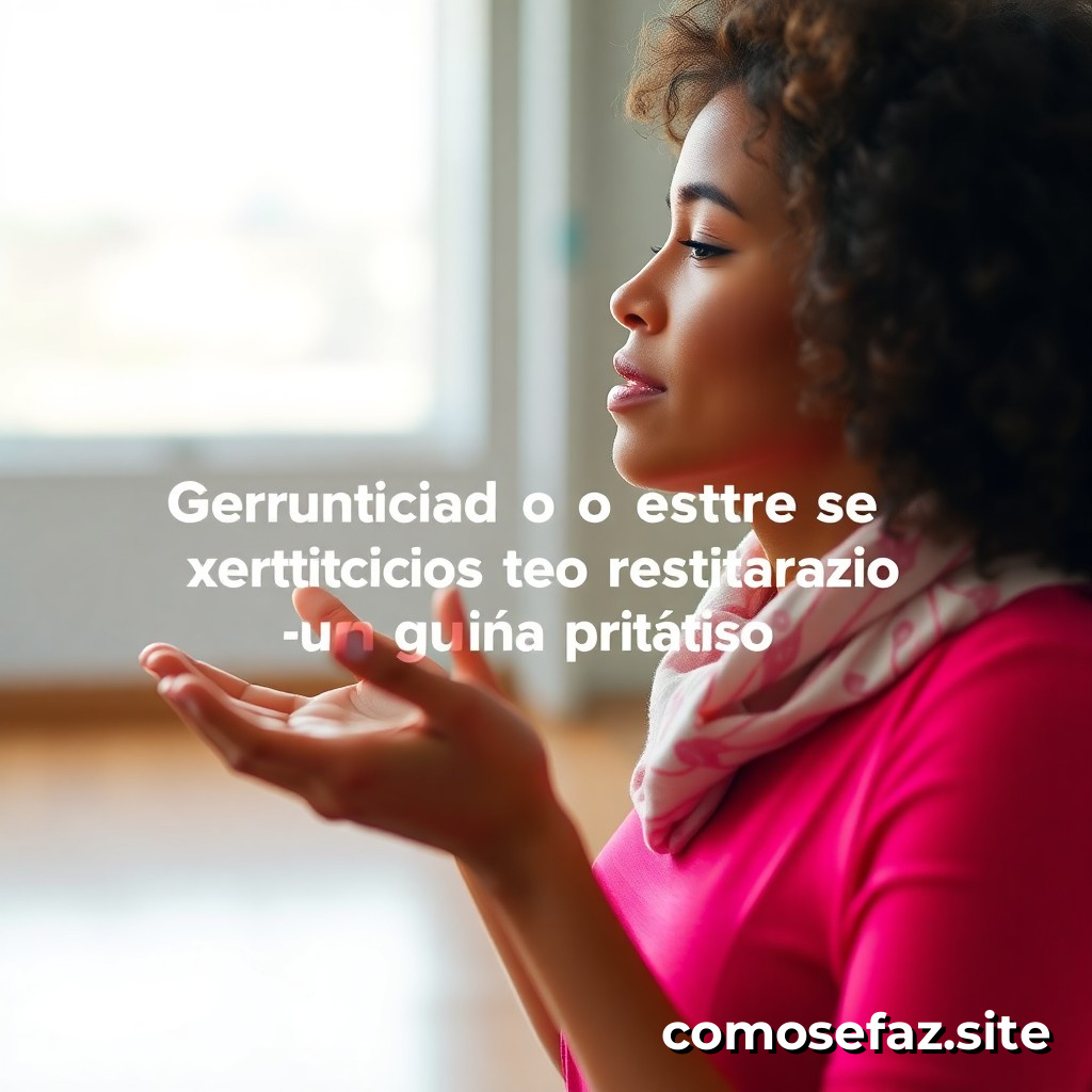 Gerenciando o estresse com exercícios de respiração: um guia prático