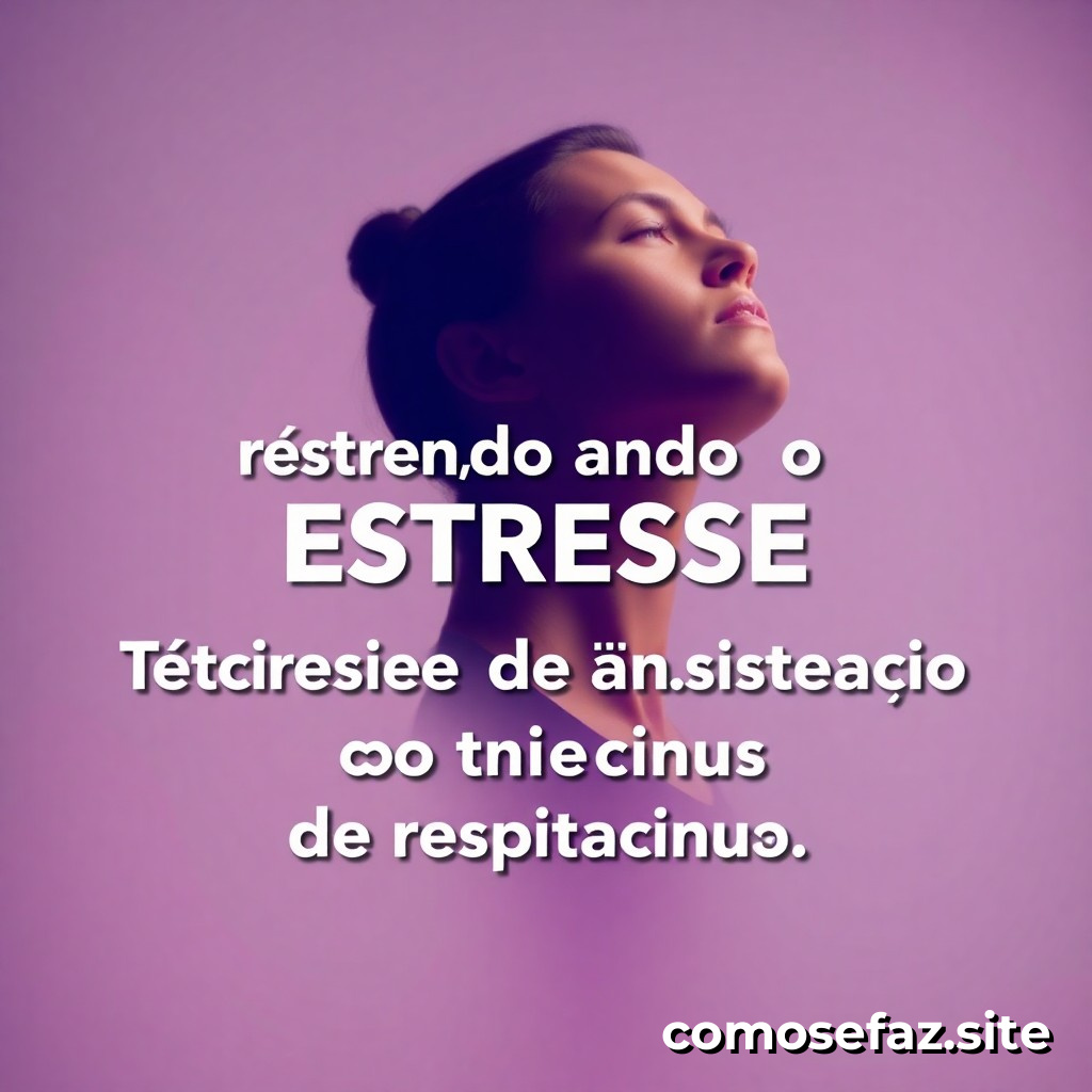 Gerenciando o Estresse e a Ansiedade com Técnicas de Respiração
