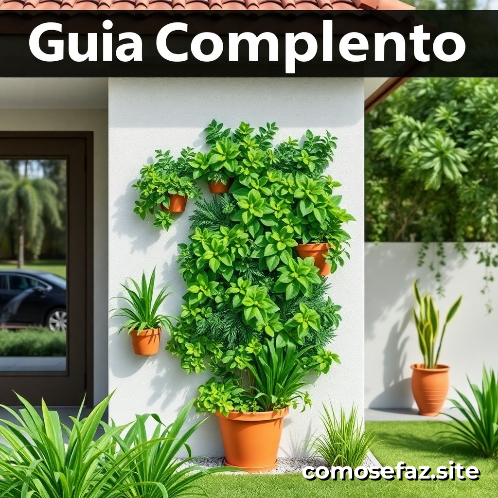 Guia Completo para fazer um jardim vertical em casa