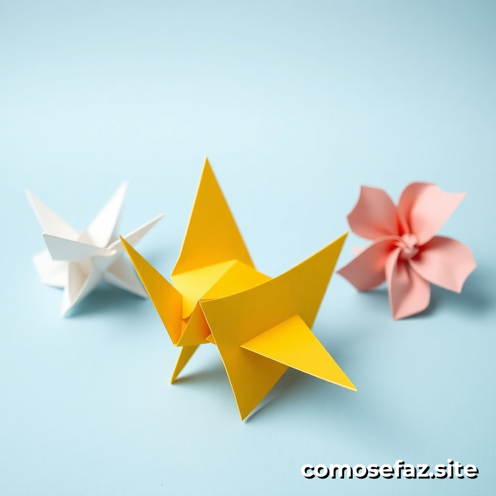 Haciendo un Móvil de Origami con Papel Reciclado: 5 Pasos para Criar una Obra de Arte